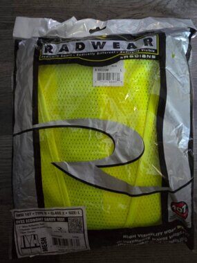 Radwear high visibility safety vest